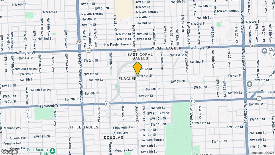 401 SW 37th Ave Map and Location Details
