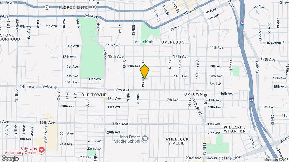 1418 11th St Map and Location Details