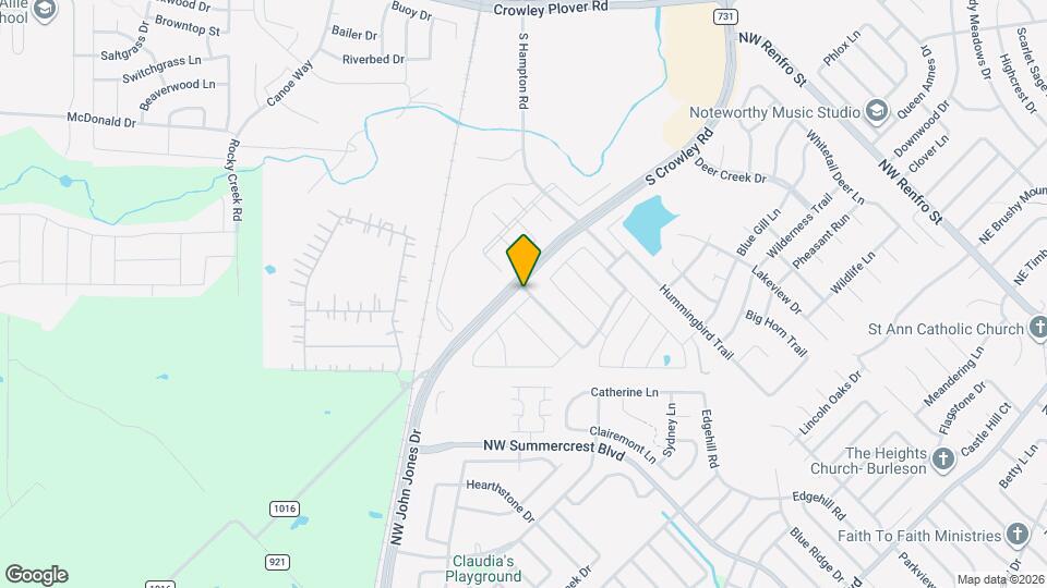 1600 Irene Dr Map and Location Details