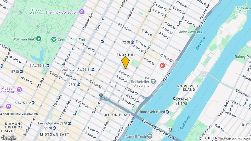 326 East 66Th Street Map and Location Details