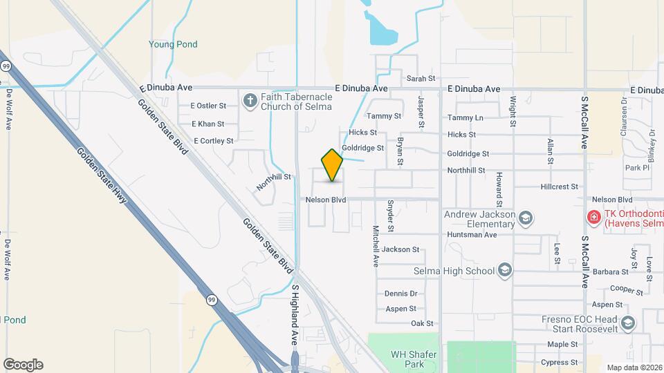 2847 Hillcrest St Map and Location Details