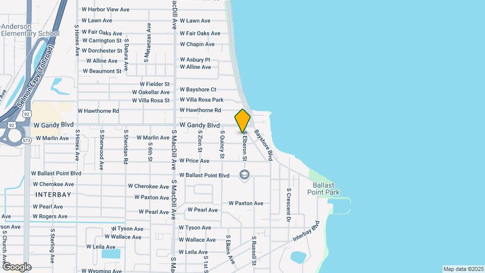 4909 S Elberon St Map and Location Details
