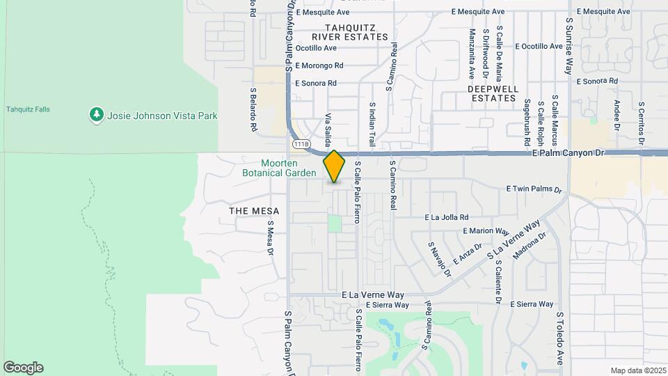 Twin Palms Apartments Map and Location Details