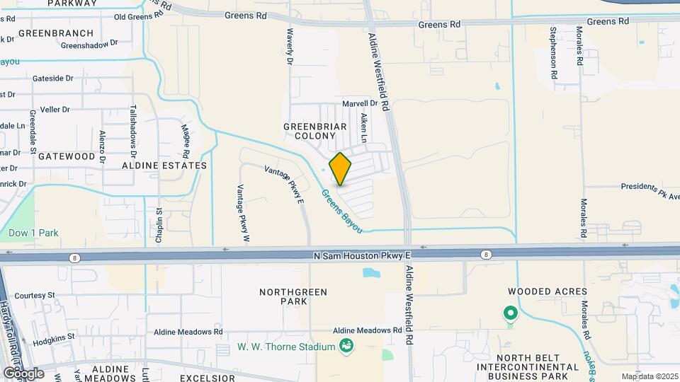2103 Whittier Dr Map and Location Details