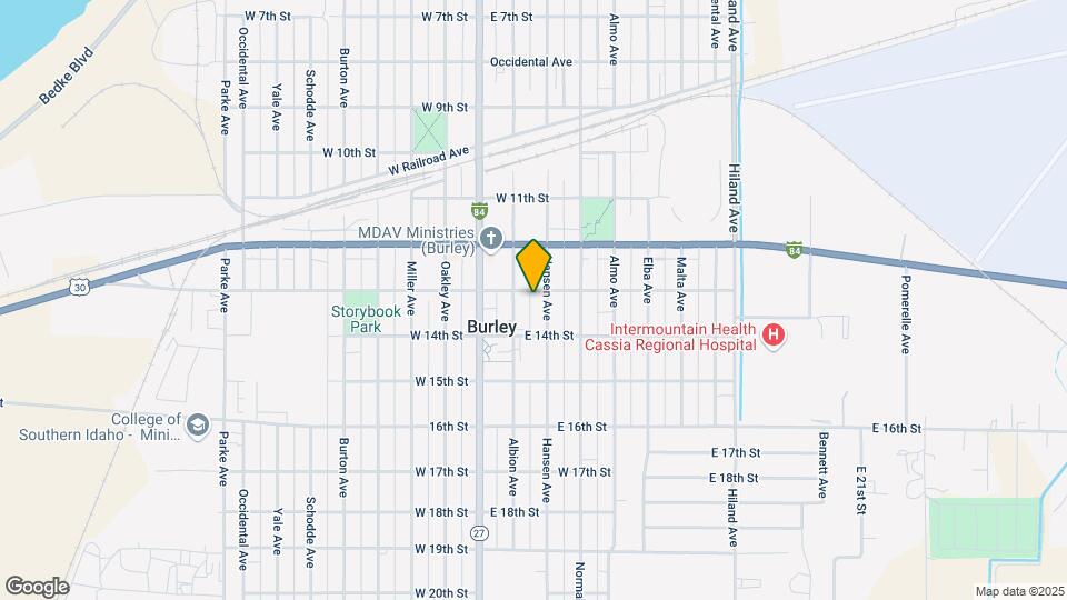 1312 Hansen Ave Mapa y Detalles de la Ubicación