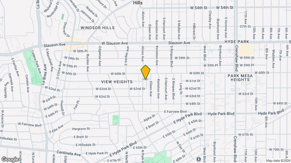 6030 Alviso Ave Map and Location Details