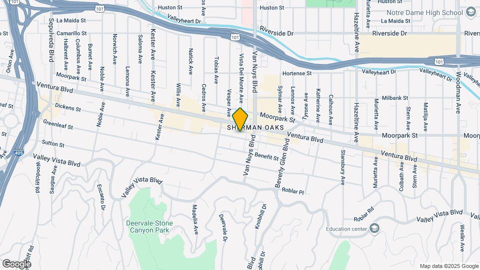 14533 Dickens St Map and Location Details