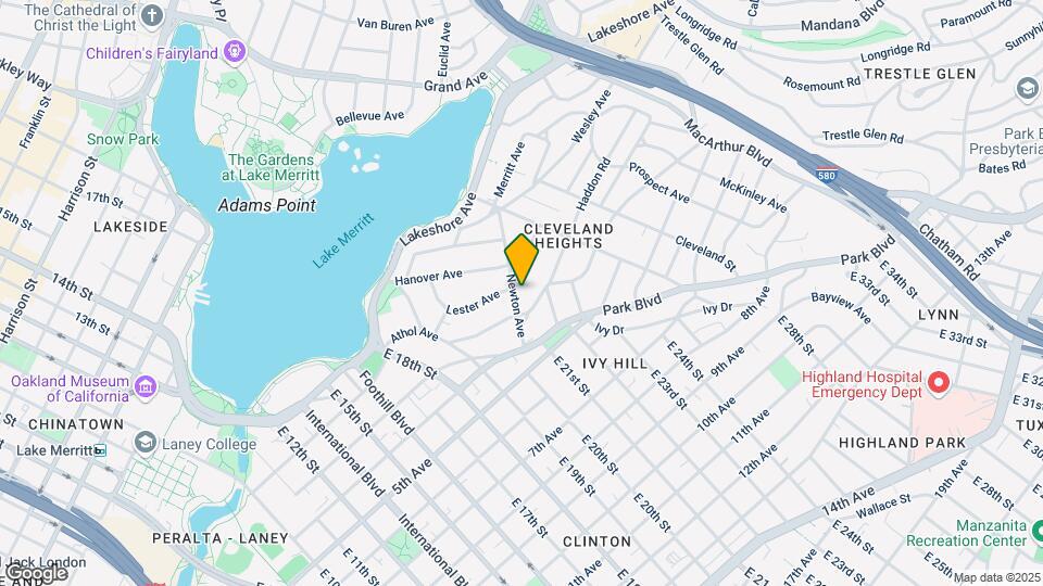 334 Newton Ave Mapa y Detalles de la Ubicación