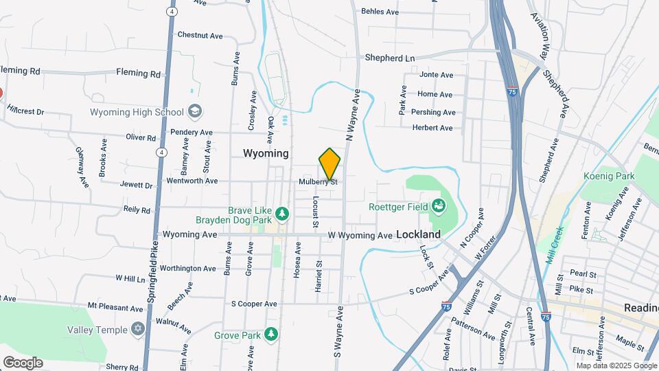 619 Mulberry St Map and Location Details