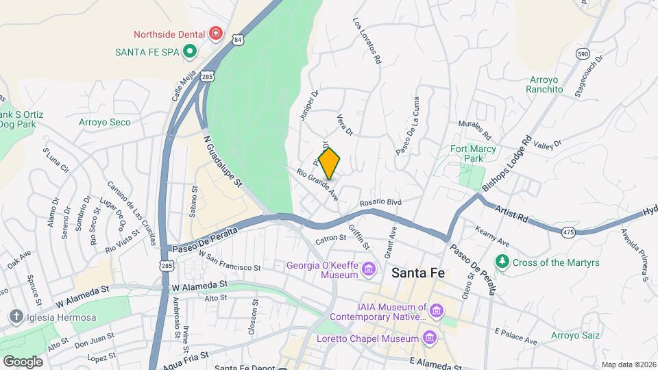 501 Rio Grande Ave, Unit J-1 Map and Location Details