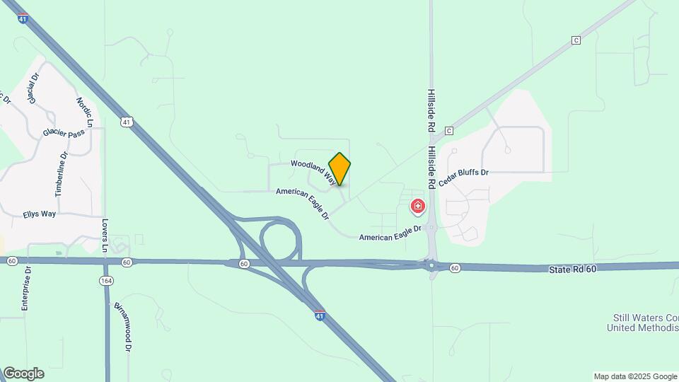 1867 Woodland Way Map and Location Details