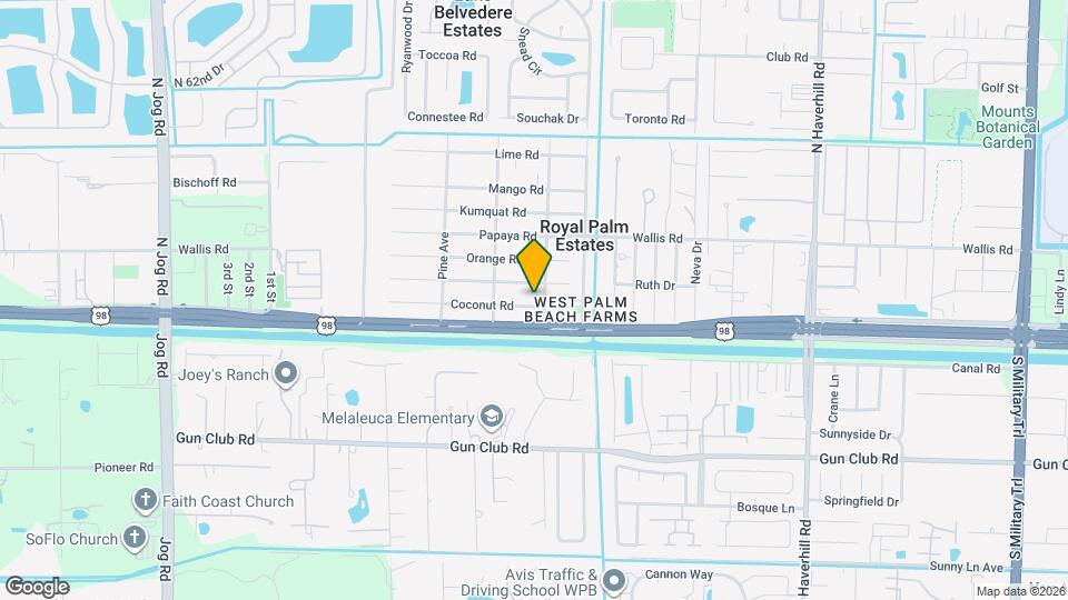 5653 Coconut Rd Map and Location Details