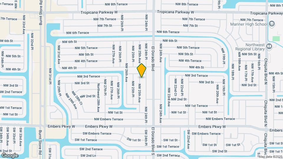 305 NW 25th Ave Map and Location Details