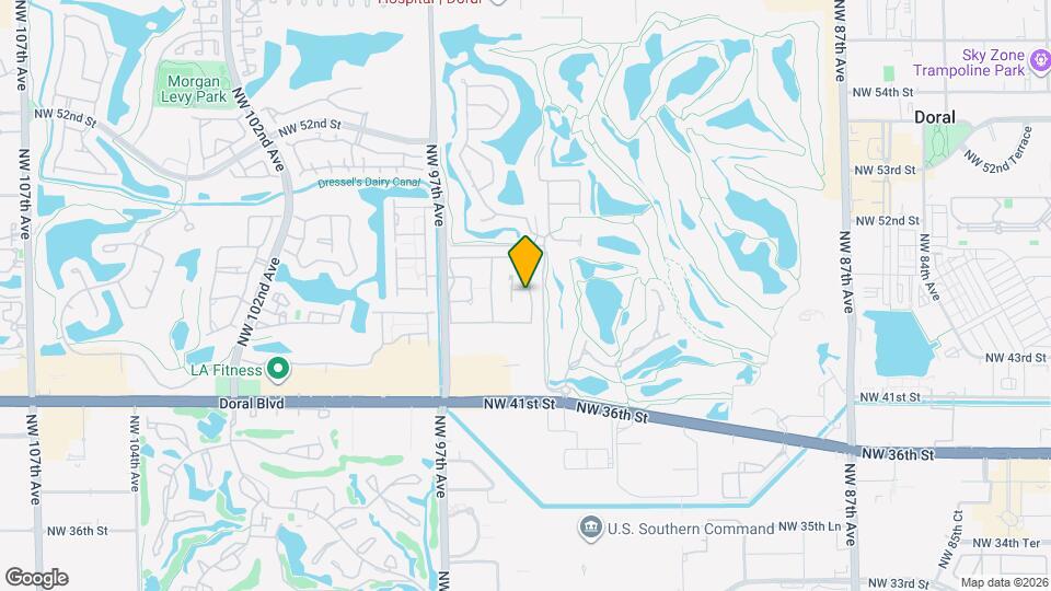 4612 NW 94th Ct Map and Location Details