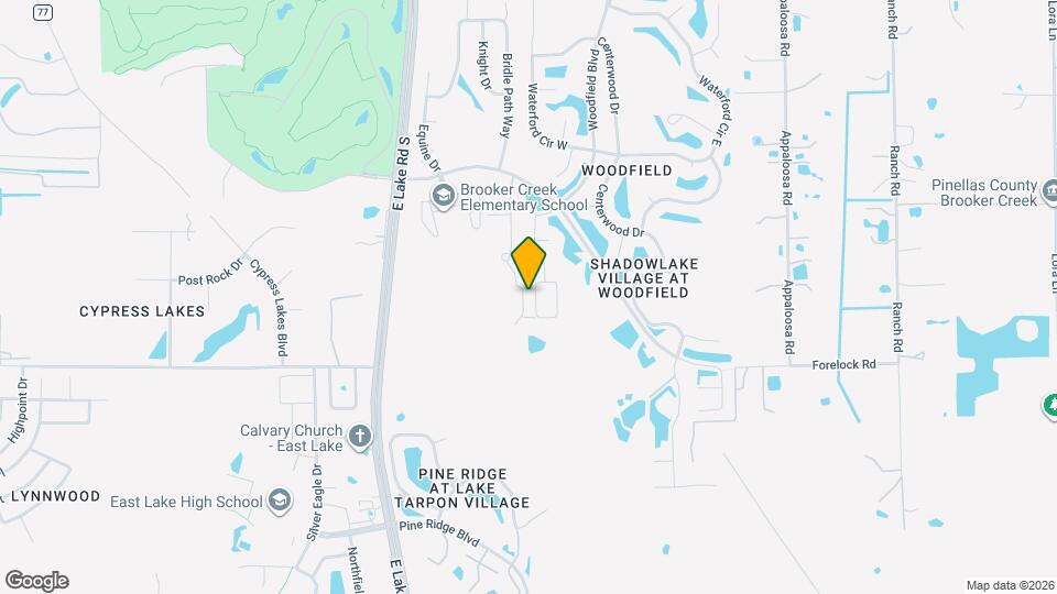 856 Crestridge Cir Map and Location Details