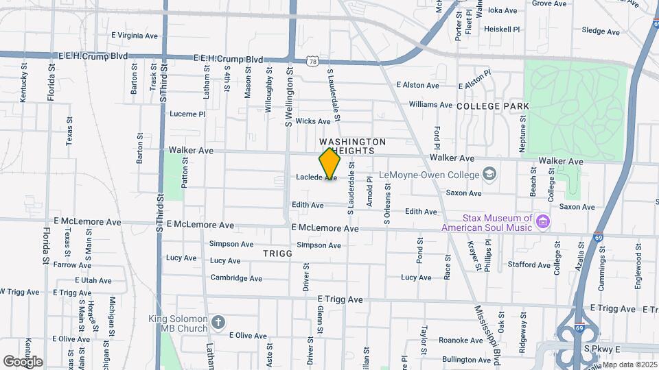 525 Laclede Ave Map and Location Details