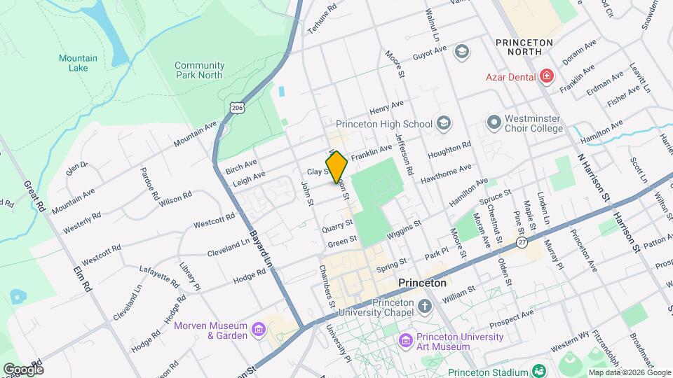 190 Witherspoon St Map and Location Details