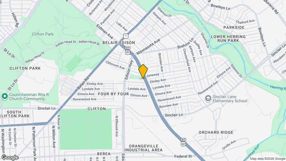 3613 Erdman Ave, Unit 2 Map and Location Details