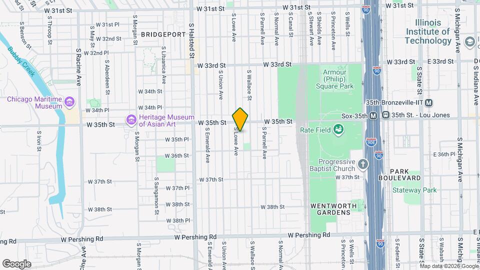 3527 S Lowe Ave, Unit 1 Map and Location Details