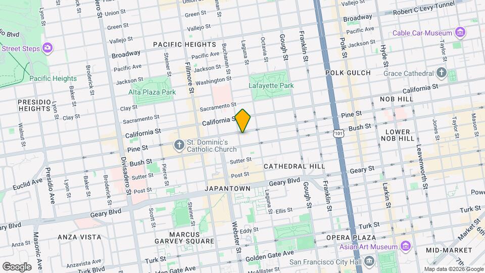 1948 Buchanan St Map and Location Details