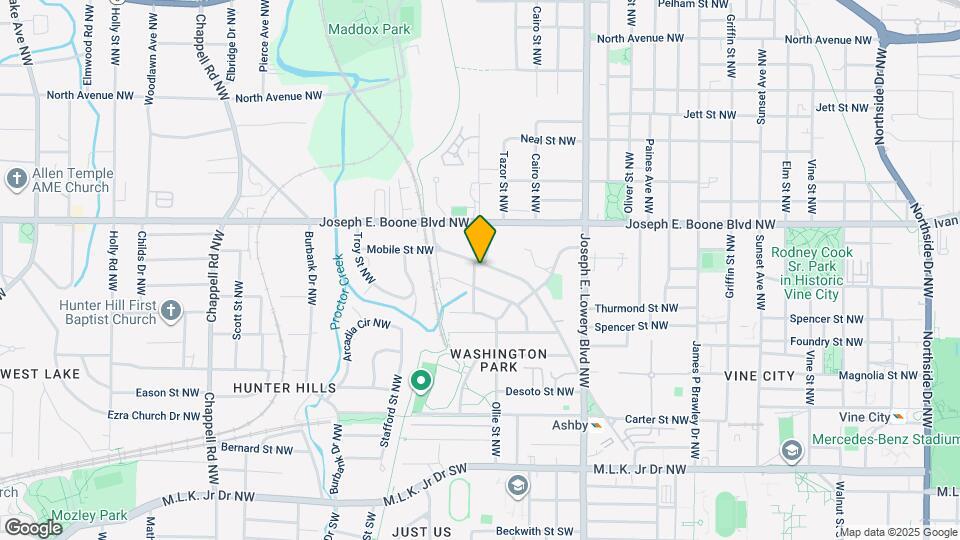 1070 Mayson Turner Rd NW Map and Location Details