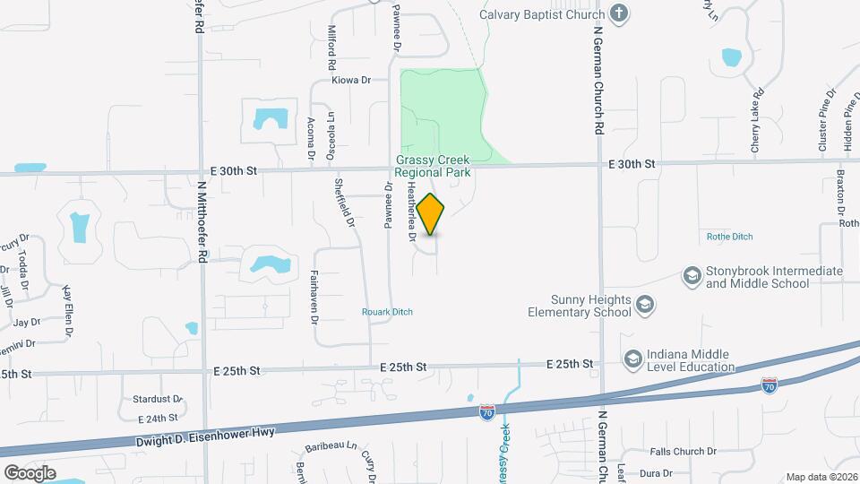 2804 Grassy Creek Dr Mapa y Detalles de la Ubicación