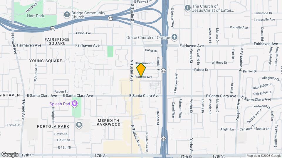 2220 Franzen Ave Map and Location Details