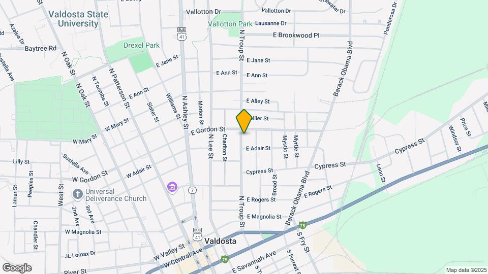 709 N Troup St Mapa y Detalles de la Ubicación