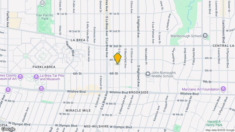 429 S Orange Dr Map and Location Details