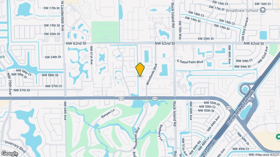 5811 NW 57th Ave Map and Location Details