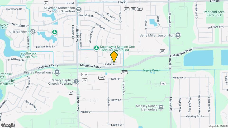 4918 Pinder Ln Map and Location Details