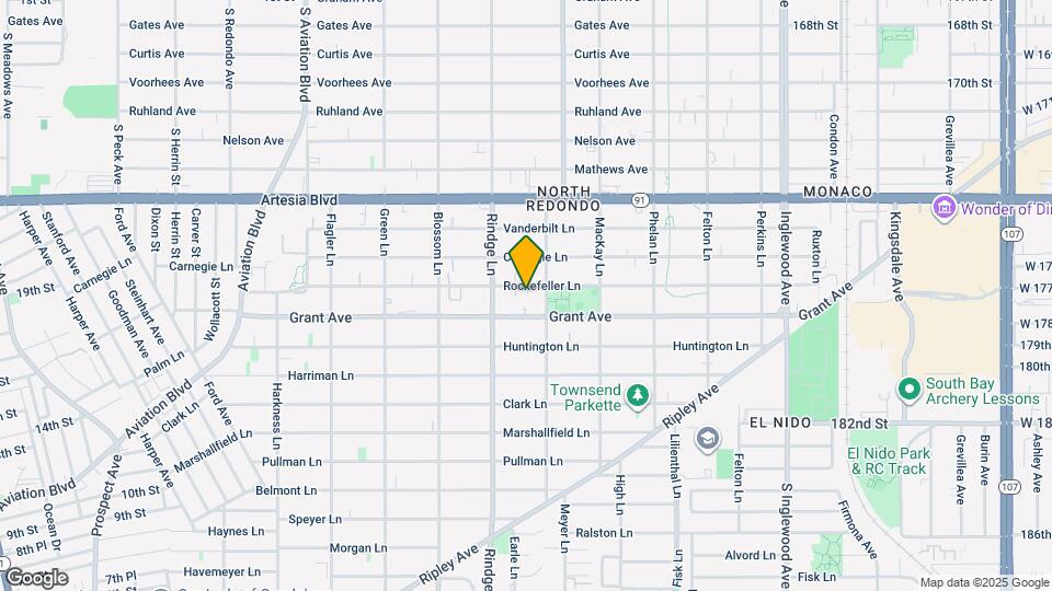 2214 Rockefeller Ln Map and Location Details