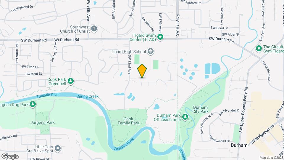 8981 SW Waverly Dr Map and Location Details