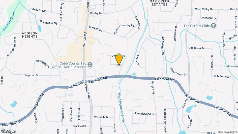 2905 Piedmont Dr Map and Location Details