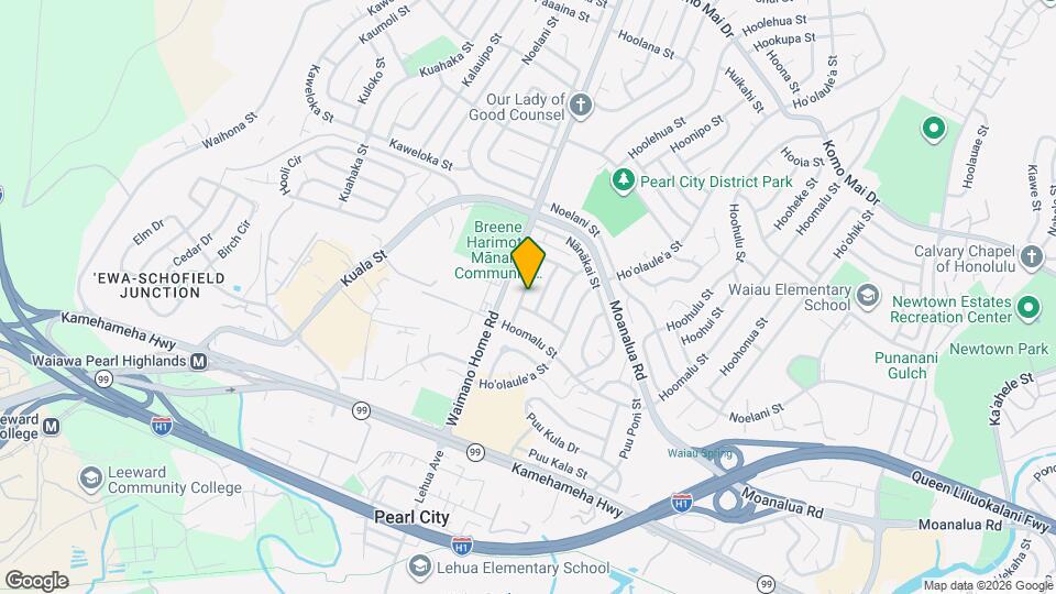 1313 Hoowali St Map and Location Details