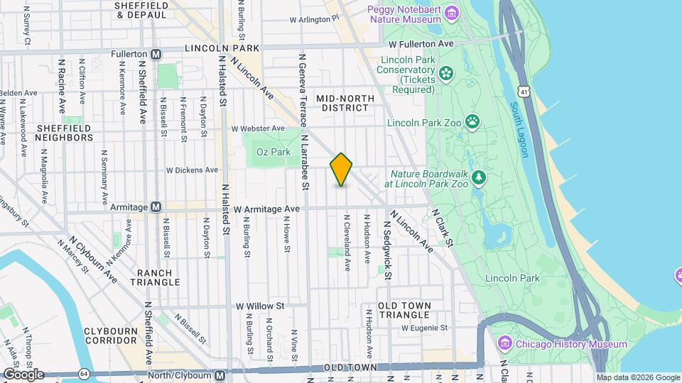 2020 N Cleveland Ave Map and Location Details
