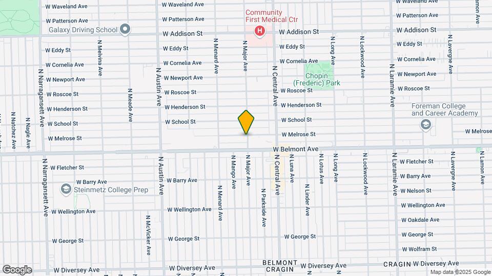 5701 W Melrose St Map and Location Details