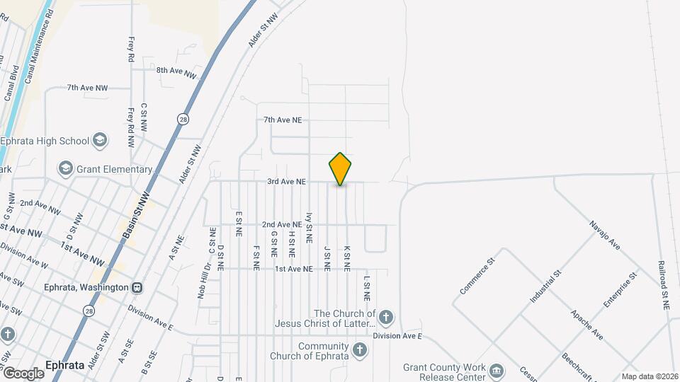 255 K St NE Map and Location Details