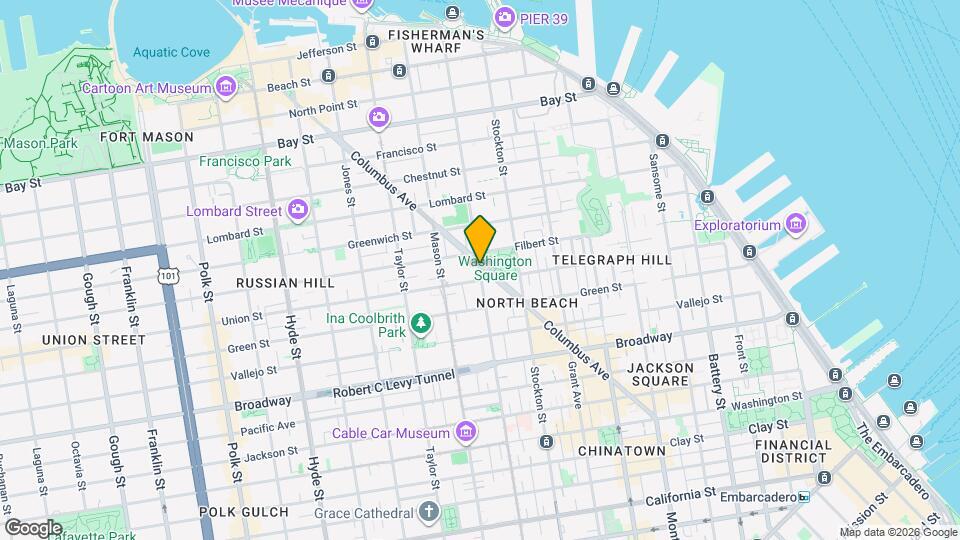 1733 Powell St Map and Location Details