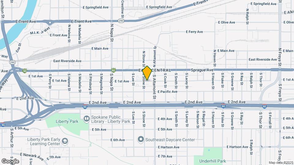 2310 E 1st Ave Mapa y Detalles de la Ubicación