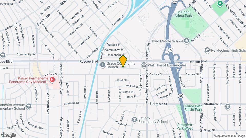 11943 Burton St, Unit 11943.5 Map and Location Details