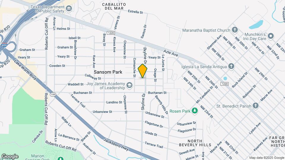 5205 Calloway St Map and Location Details