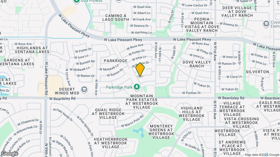 9631 W Clara Ln Mapa y Detalles de la Ubicación