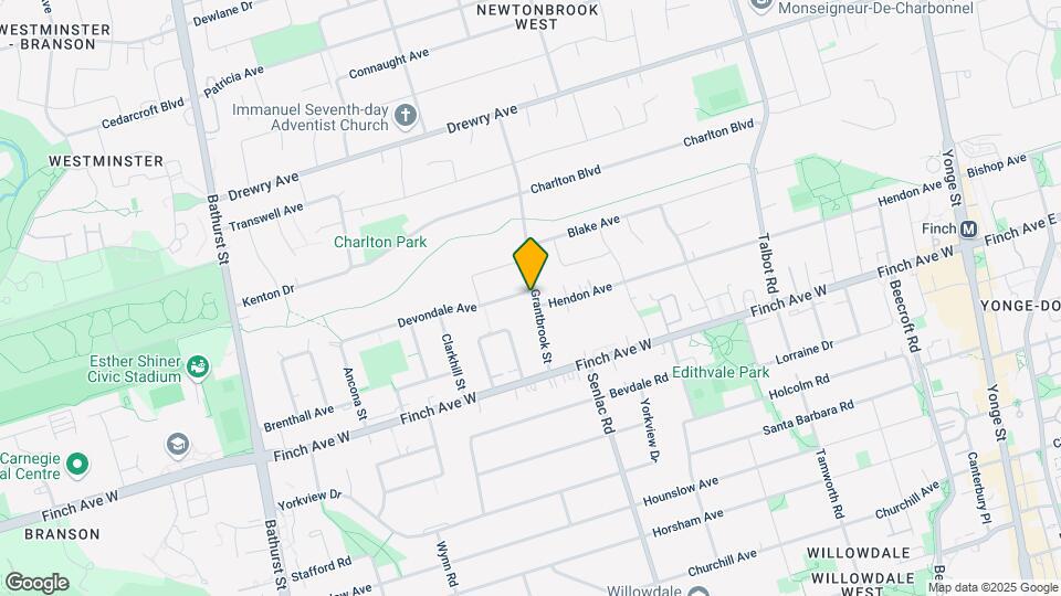 1 Devondale Ave Map and Location Details