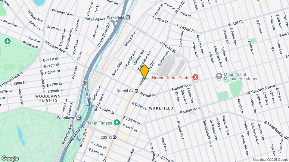 4450 White Plains Rd Map and Location Details