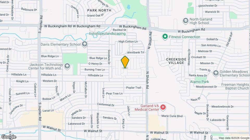 1329 Buckeye Trl Map and Location Details