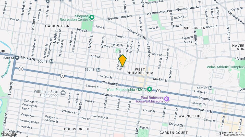 24XX S 54th St Map and Location Details