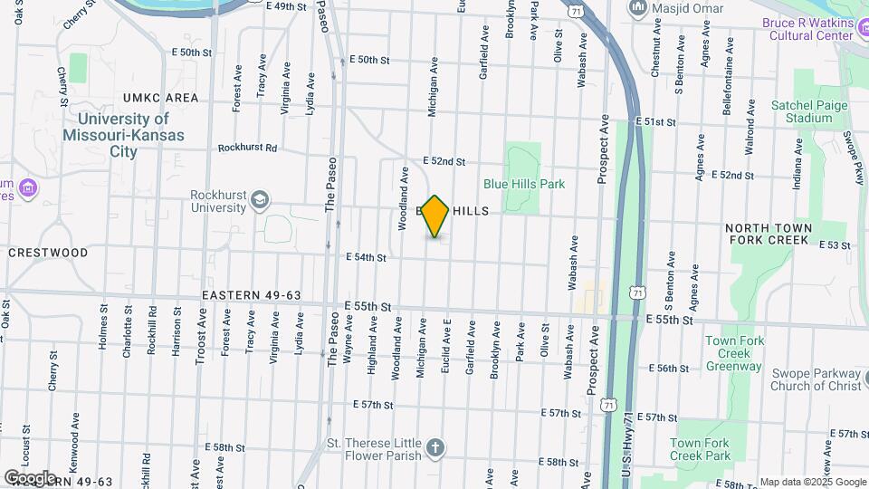 5335 Michigan Ave Map and Location Details