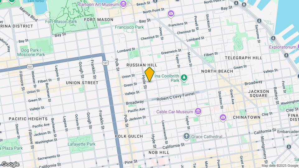 1159 Green St Map and Location Details