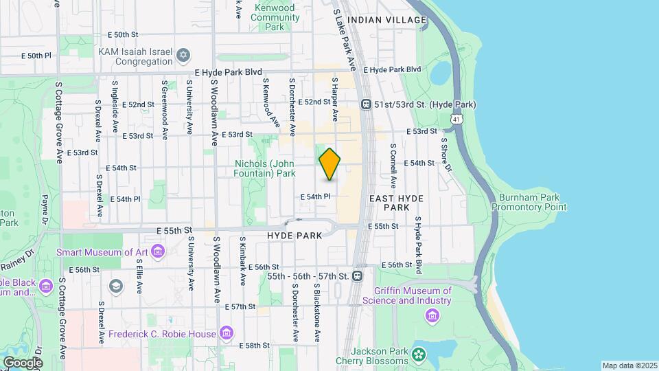 5430-5432 S Harper Ave Map and Location Details